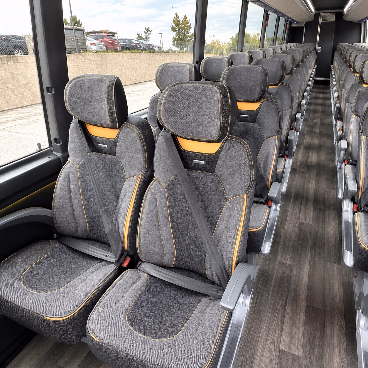 north charleston charter bus interior gallery