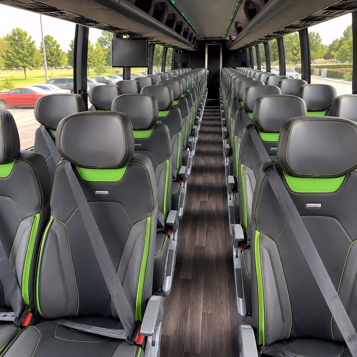 north charleston charter bus services inside