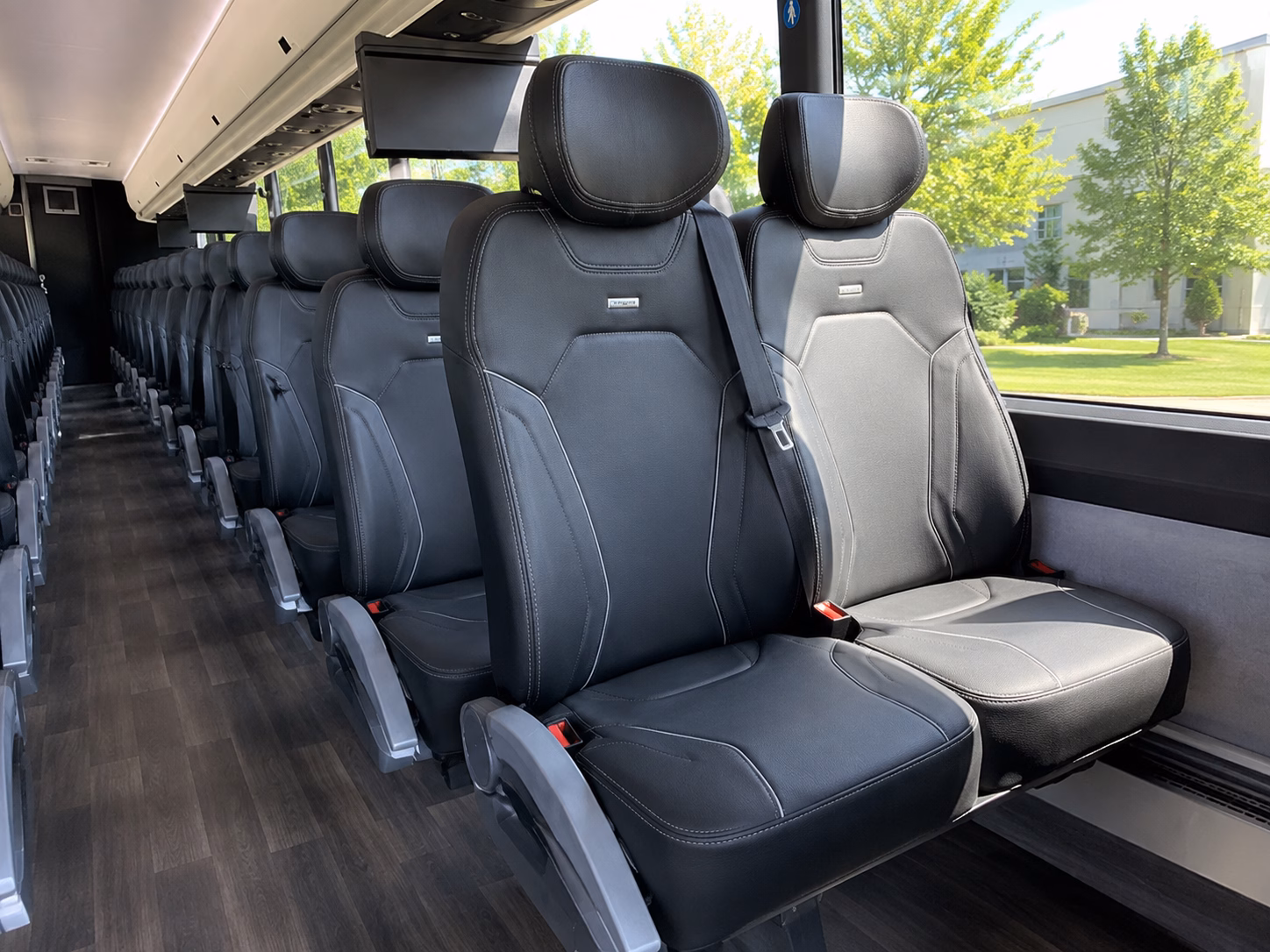 north charleston charter bus services interior